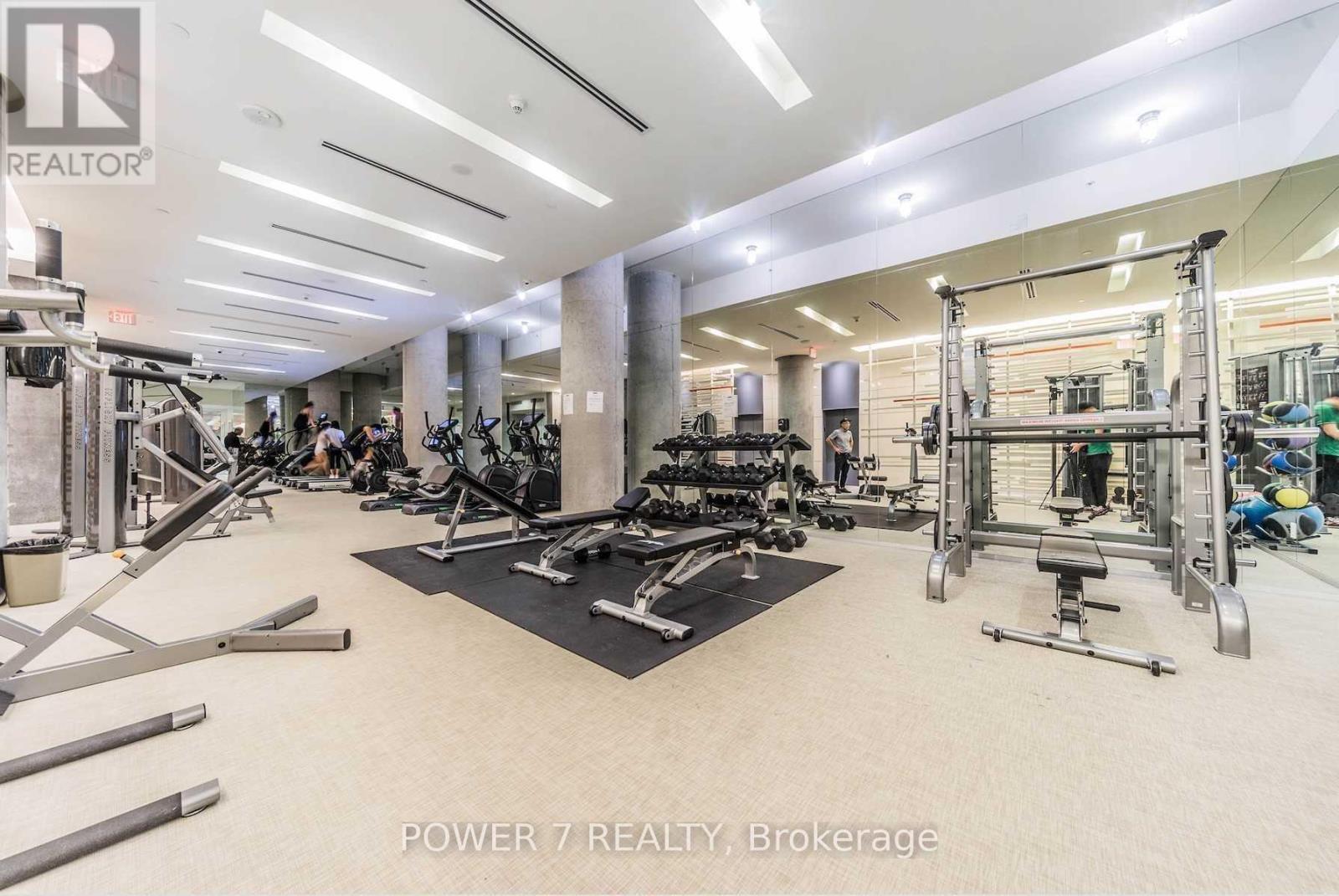 1203 - 15 Grenville Street, Toronto, ON - Indoor Photo Showing Gym Room