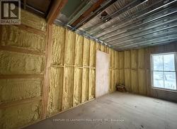 Second floor - spray foam insulation -