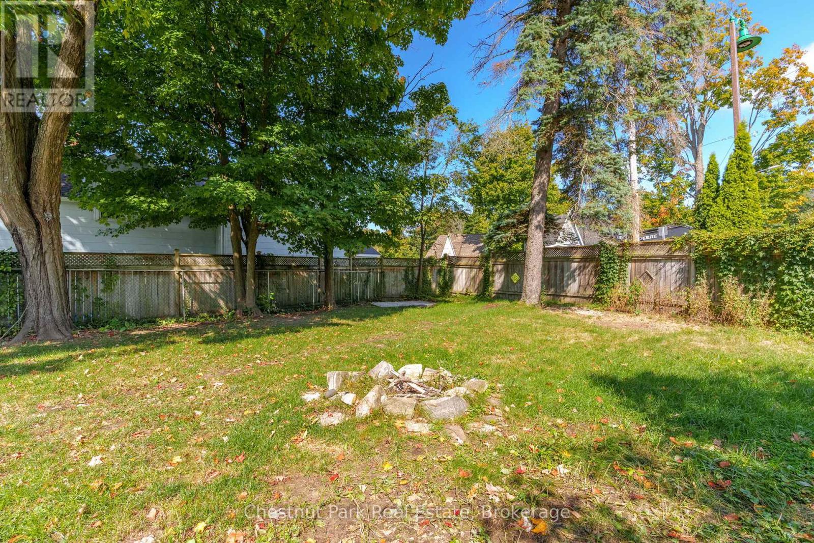 Fully Fenced Backyard - 615 Bay Street, Gravenhurst (Muskoka (S)), ON - Outdoor With Backyard