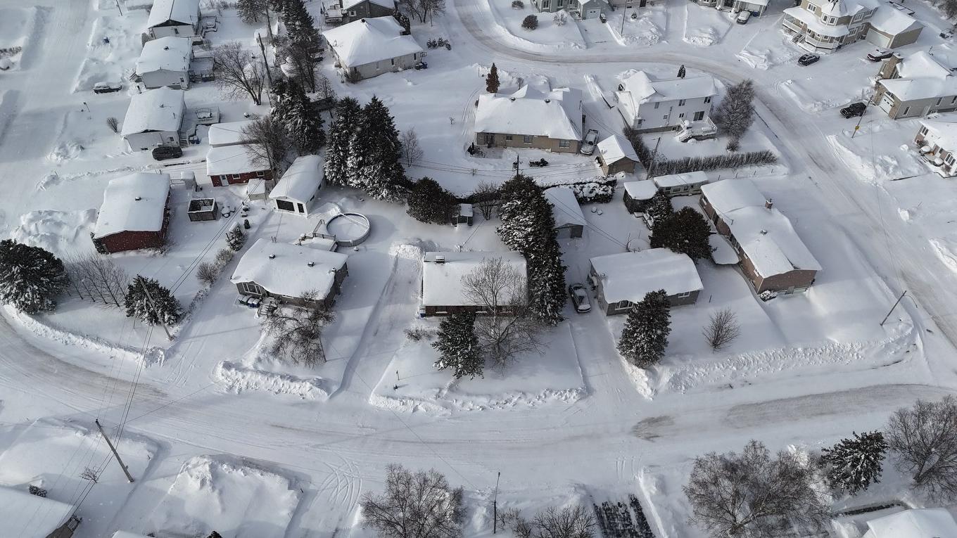 Aerial photo - 101 Rue Rompré, Amos, QC - Outdoor With View