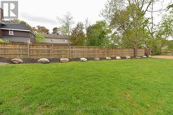 PARTIALLY FENCED, PRIVATE, DEEP REAR YARD -