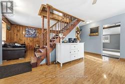 Kitchen open to living room -