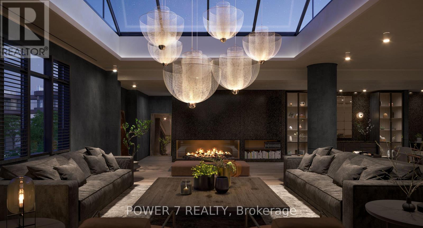 4012 - 8 Interchange Way, Vaughan, ON - Indoor Photo Showing Living Room