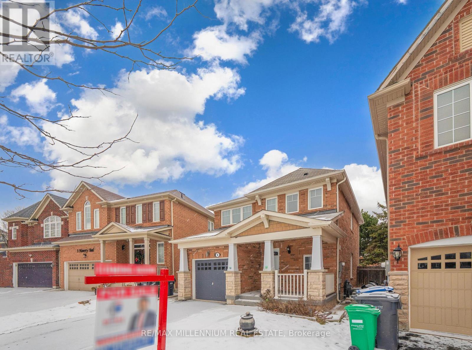 5 Haverty Trail, Brampton, ON - Outdoor With Deck Patio Veranda With Facade