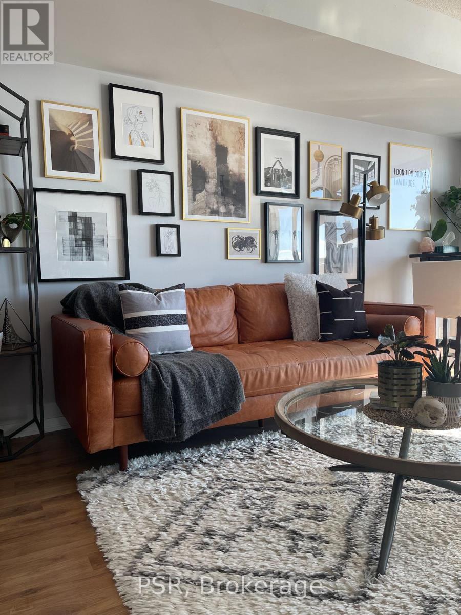 2002 - 38 Joe Shuster Way, Toronto, ON - Indoor Photo Showing Living Room