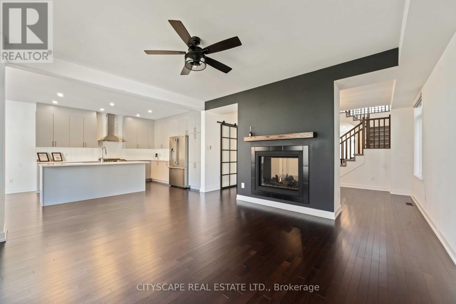 617 Kenabeek Terrace, Ottawa, ON - Indoor Photo Showing Other Room With Fireplace