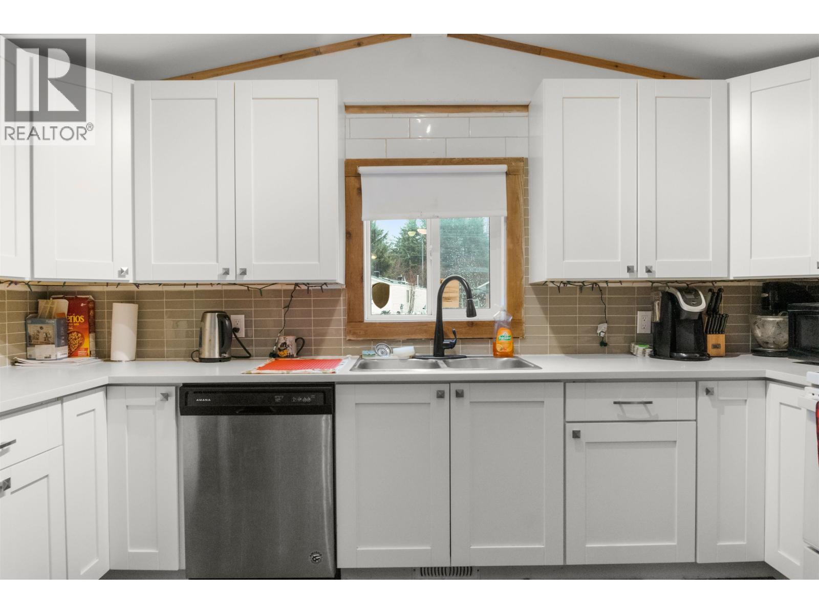 48 584 Columbia Avenue, Kitimat, BC - Indoor Photo Showing Kitchen With Double Sink