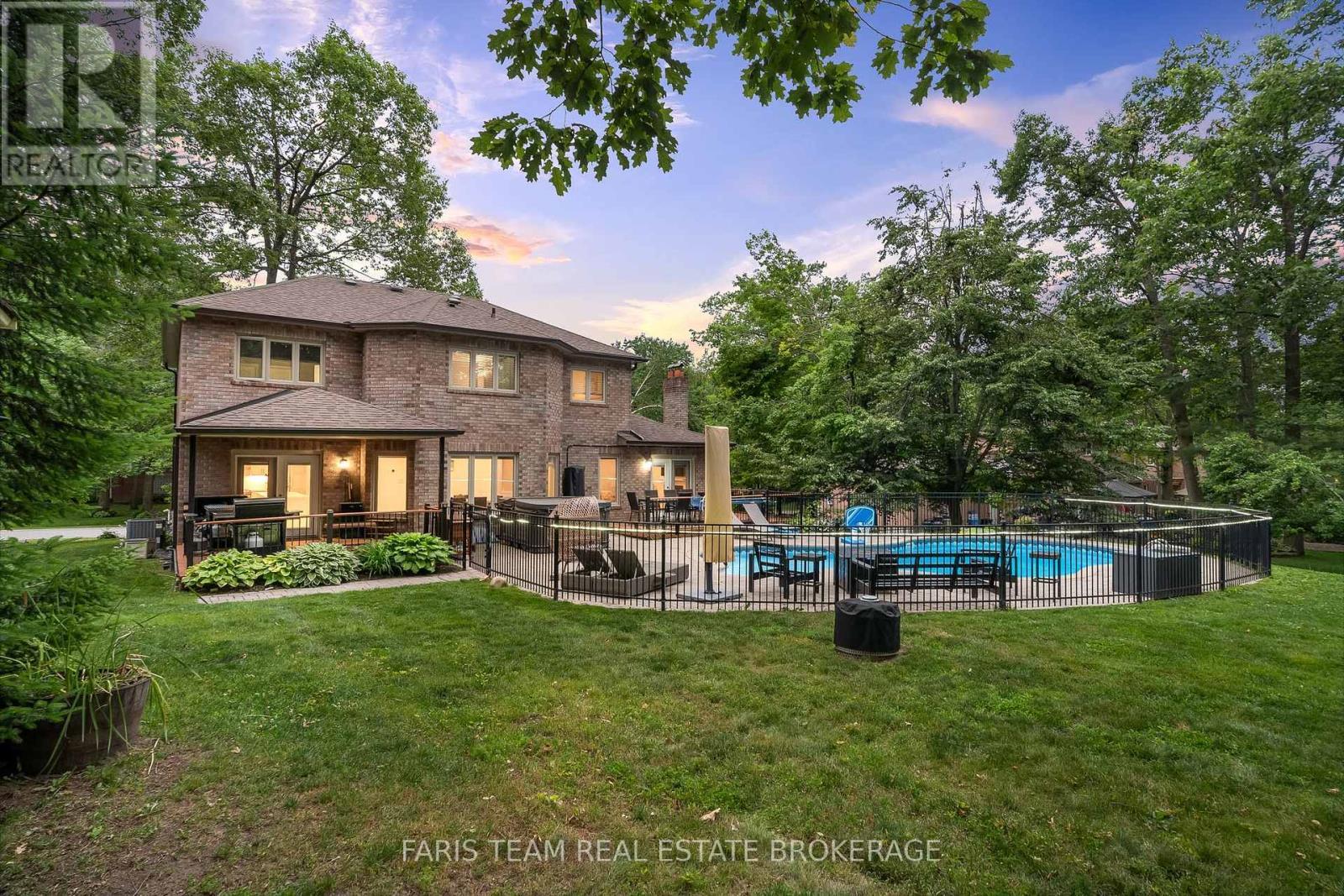 6 Alana Drive, Springwater, ON - Outdoor With In Ground Pool With Backyard