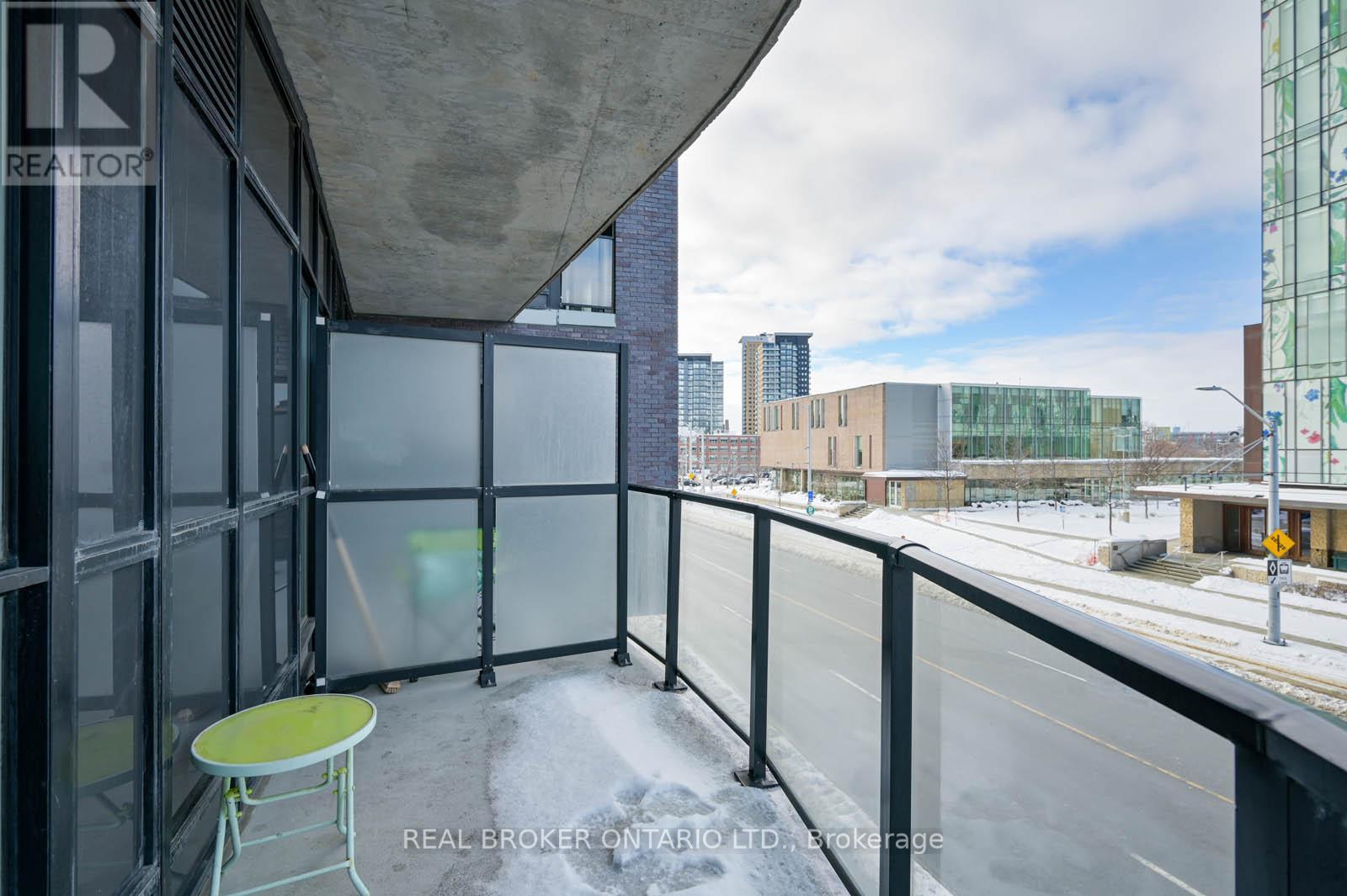 203 - 1 Victoria Street S, Kitchener, ON - Outdoor With Balcony With Exterior