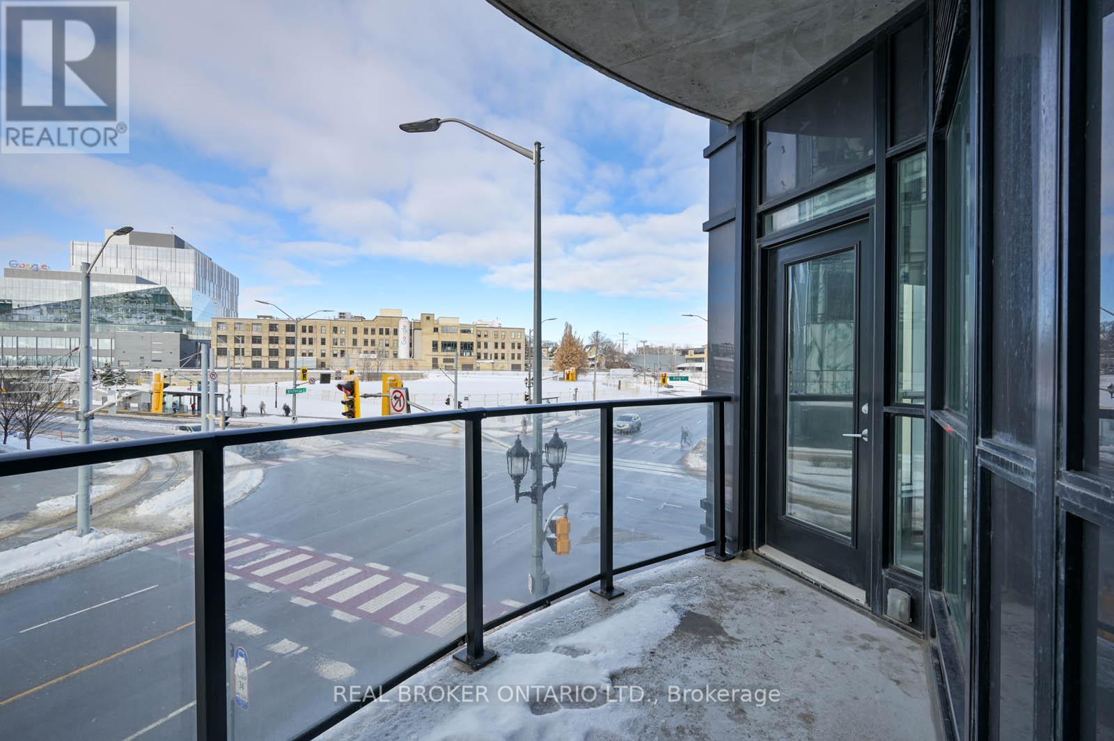 203 - 1 Victoria Street S, Kitchener, ON - Outdoor With Balcony With View With Exterior