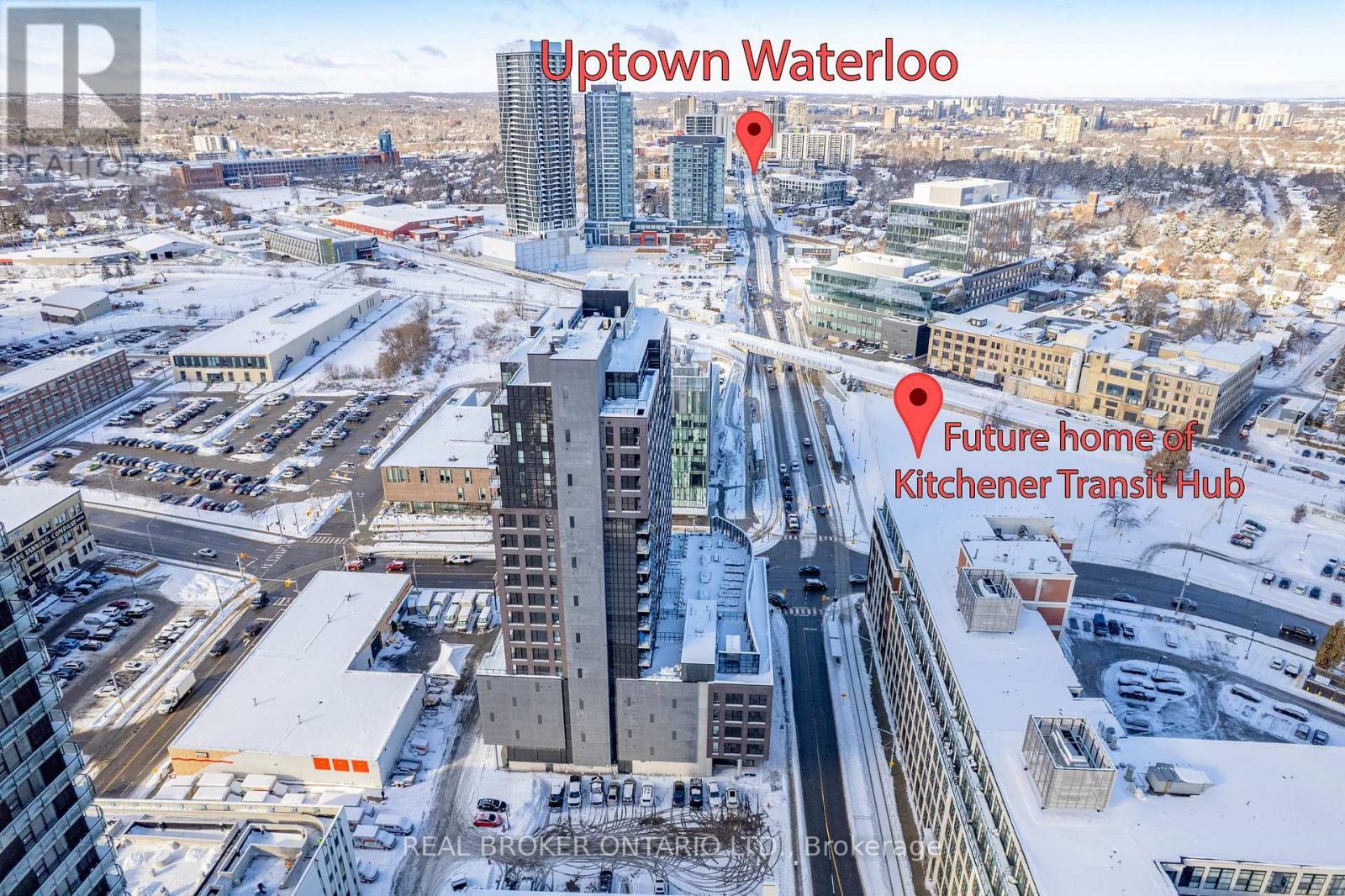 203 - 1 Victoria Street S, Kitchener, ON - Outdoor With View