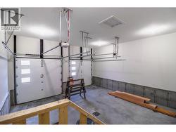 Attached double garage -