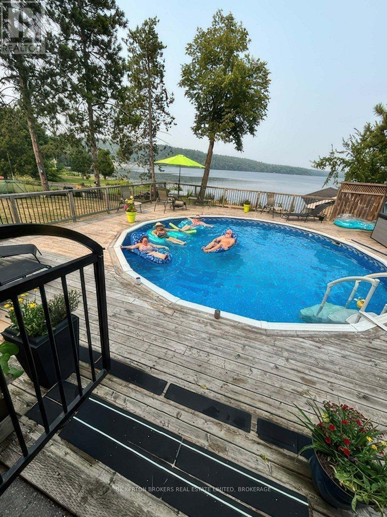 4 Lakeview Drive, Westport, ON - Outdoor With Above Ground Pool