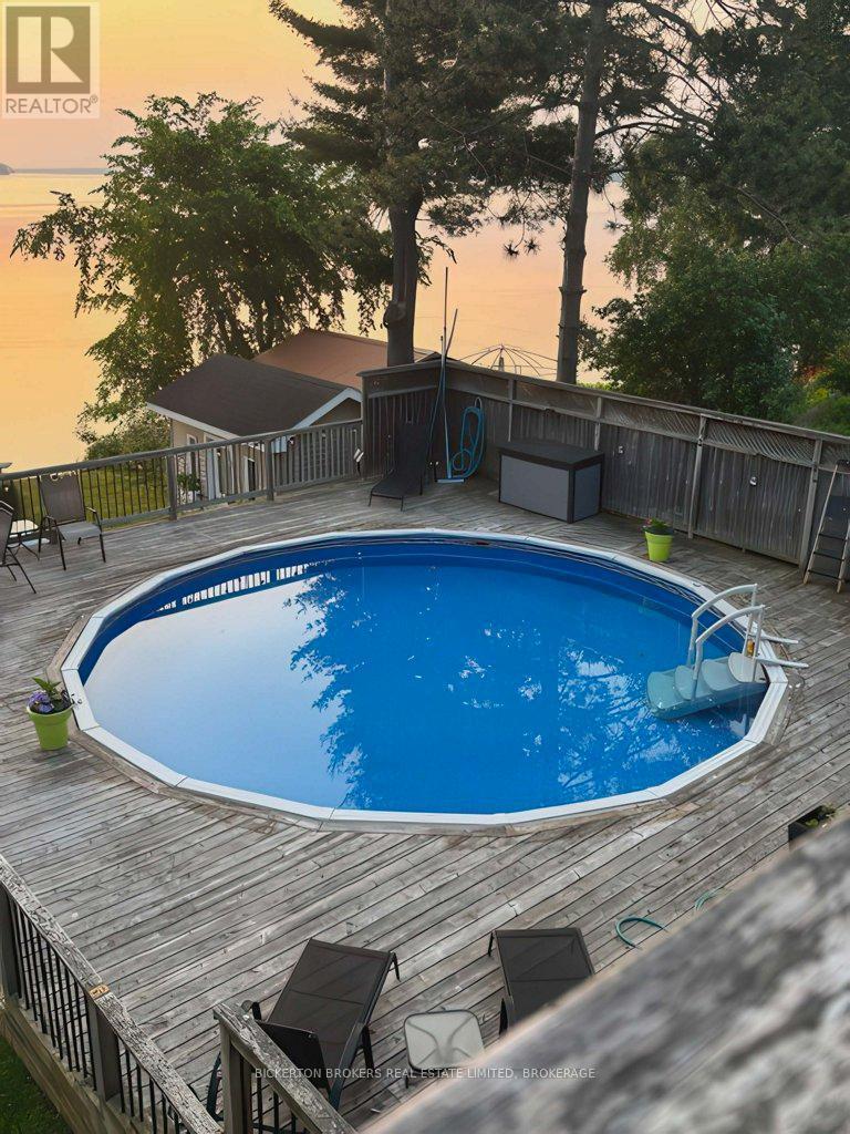 4 Lakeview Drive, Westport, ON - Outdoor With Above Ground Pool With Backyard