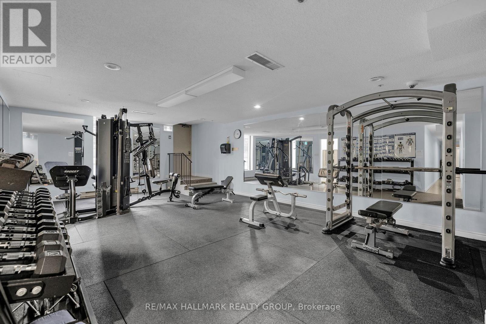 2204 - 1480 Riverside Drive, Ottawa, ON - Indoor Photo Showing Gym Room