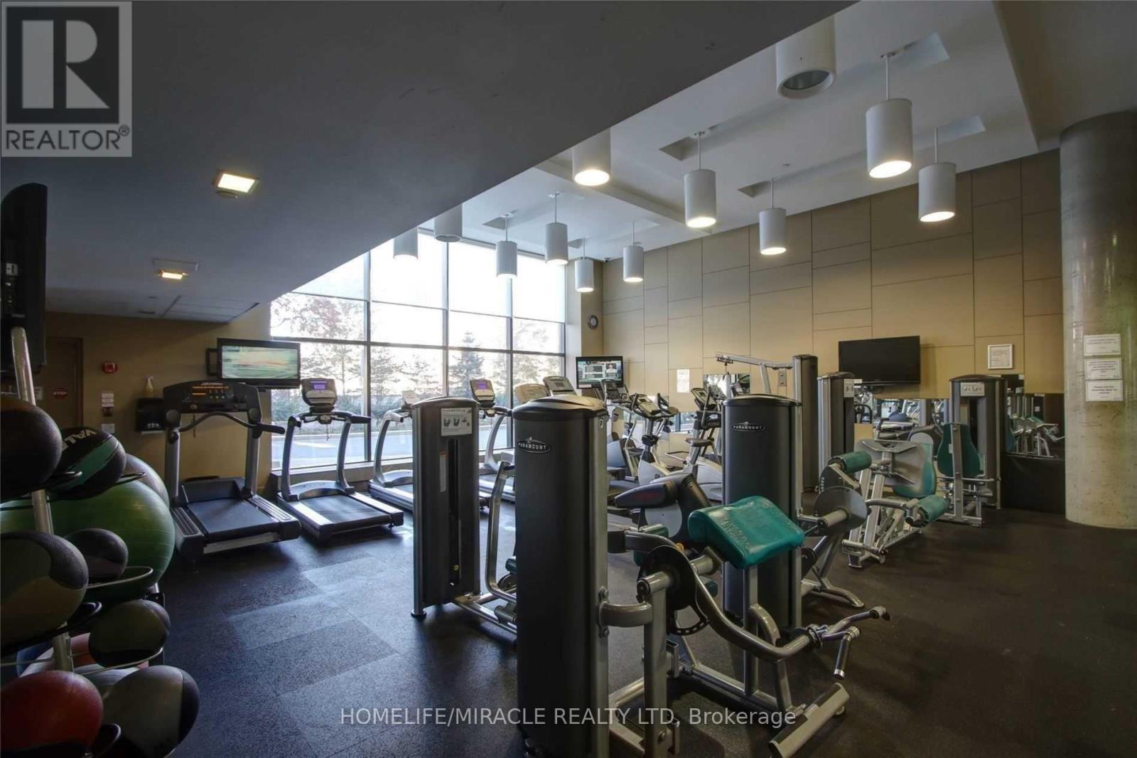 707 - 8 Telegram Mews, Toronto, ON - Indoor Photo Showing Gym Room