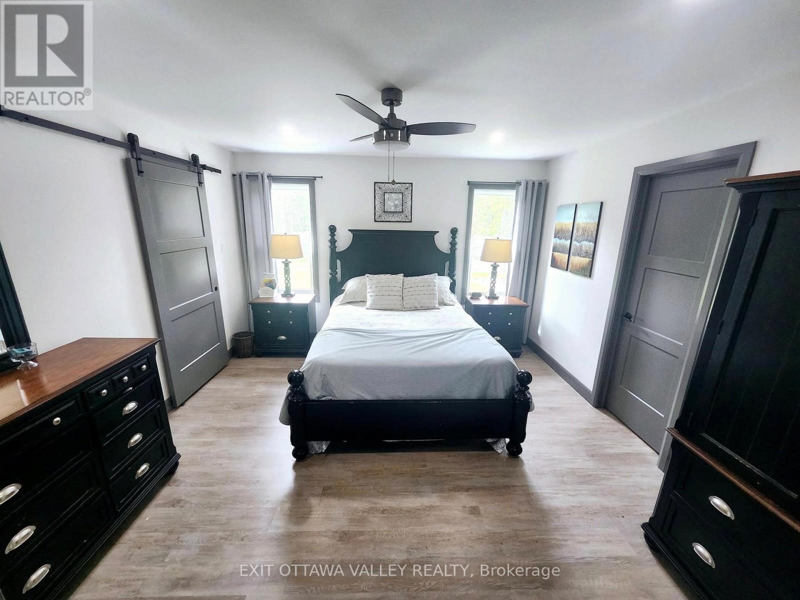 Primary Suite - 1485 Rapid Road, Whitewater Region, ON - Indoor Photo Showing Bedroom