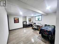 Family room with bump out for future F/P -