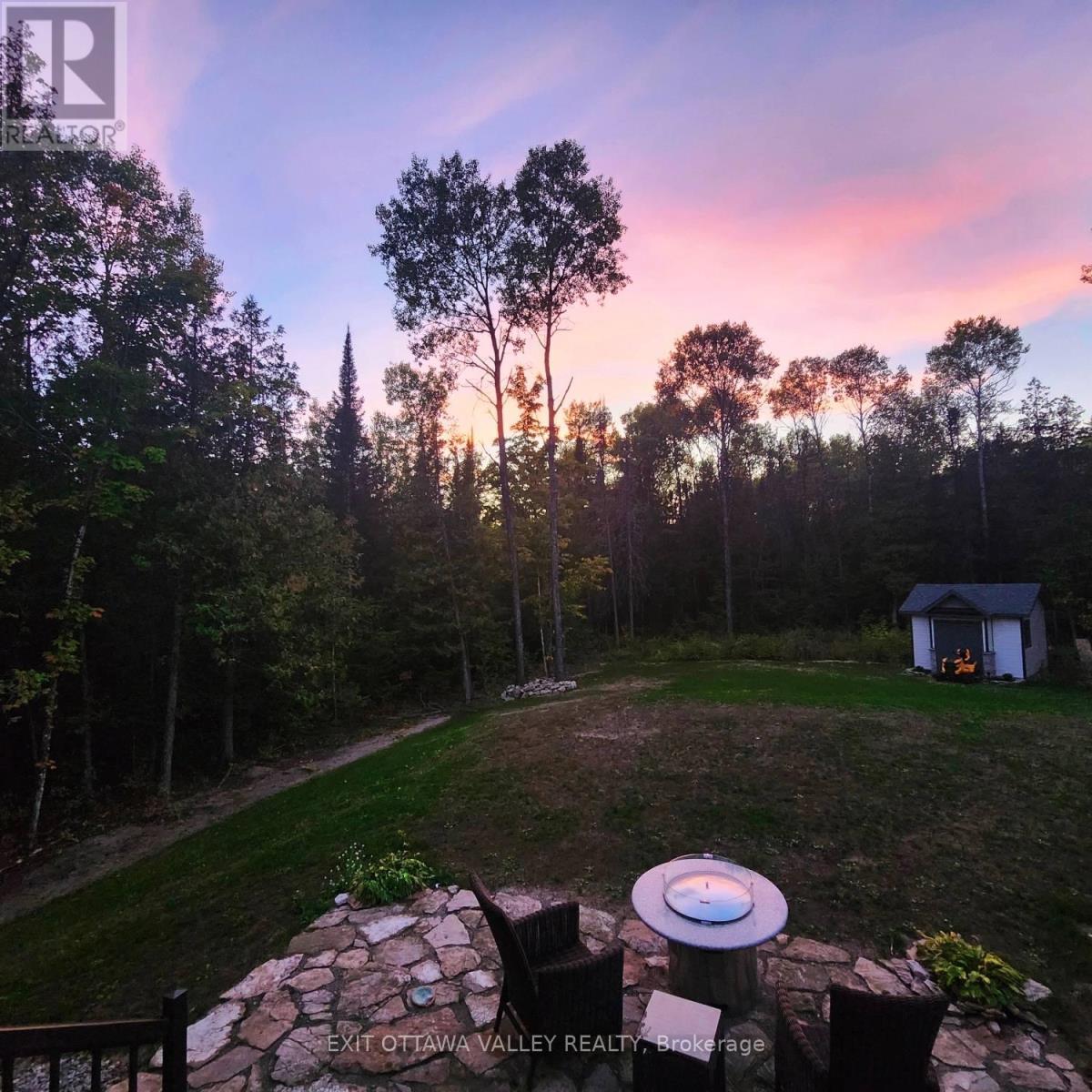 Dusk view from Deck - 1485 Rapid Road, Whitewater Region, ON - Outdoor