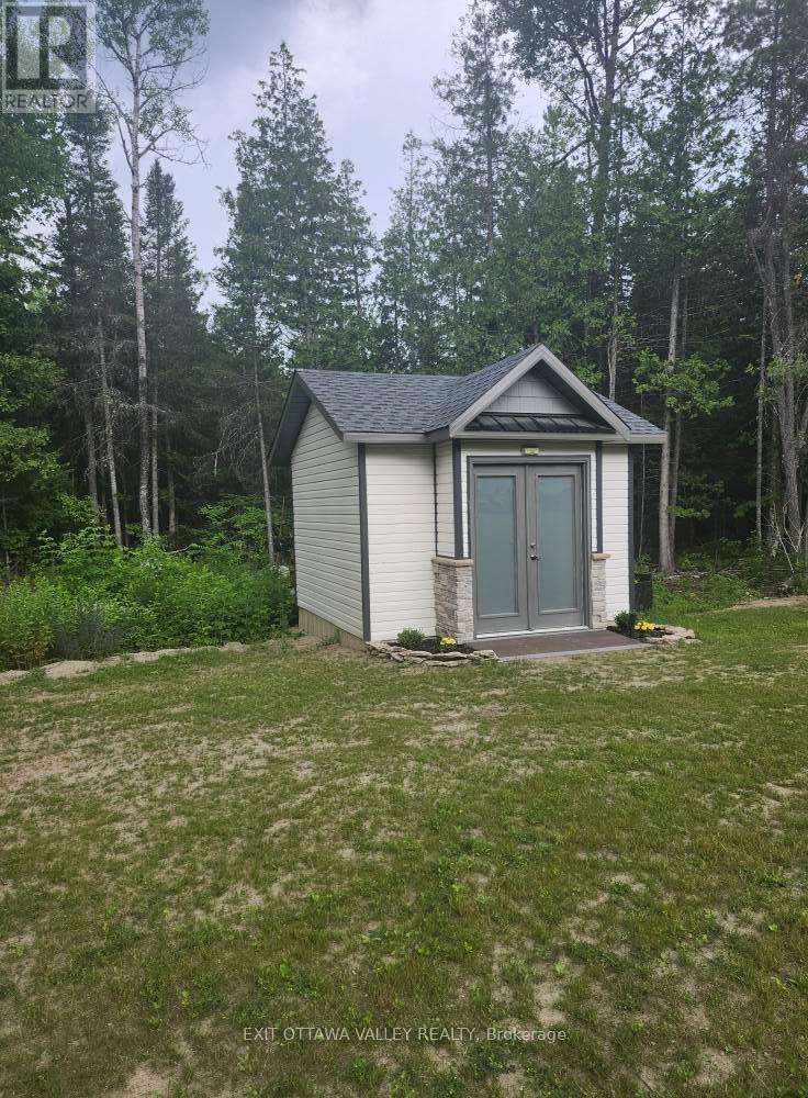 Shed with double doors. 14ft x 12ft - 1485 Rapid Road, Whitewater Region, ON - Outdoor