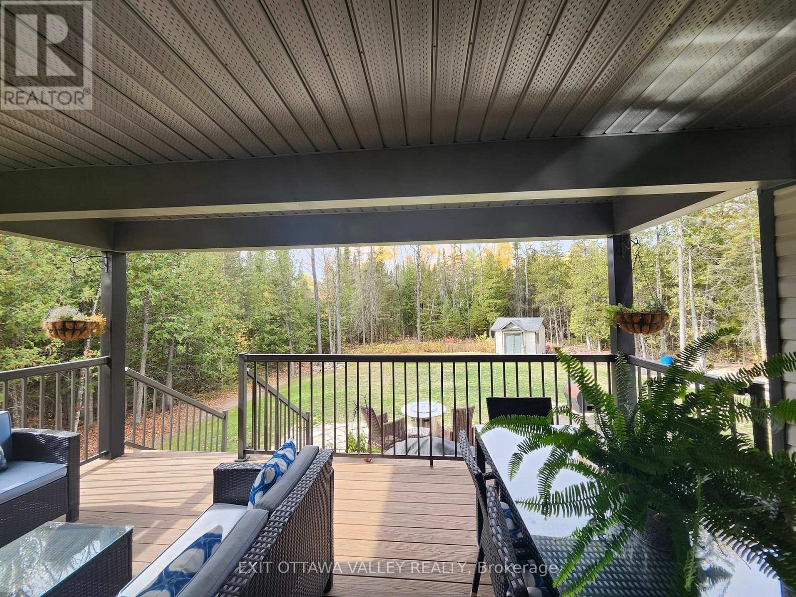 1485 Rapid Road, Whitewater Region, ON - Outdoor With Deck Patio Veranda With Exterior