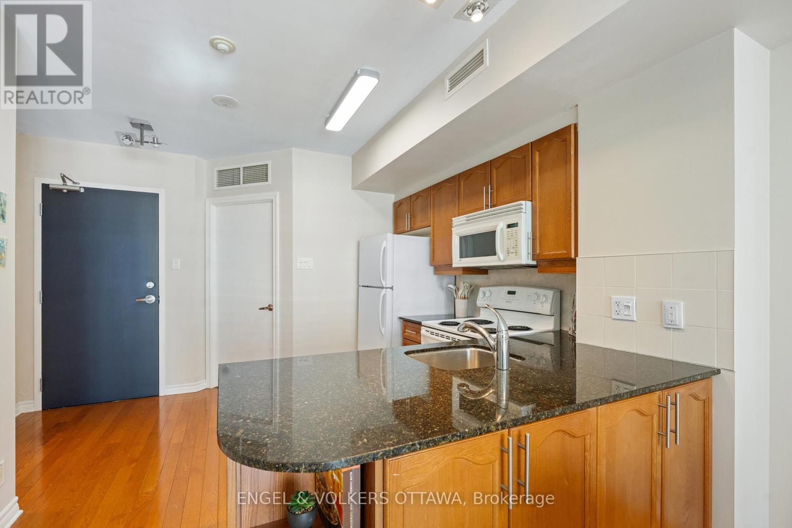 1403 - 445 Laurier Avenue W, Ottawa, ON - Indoor Photo Showing Kitchen