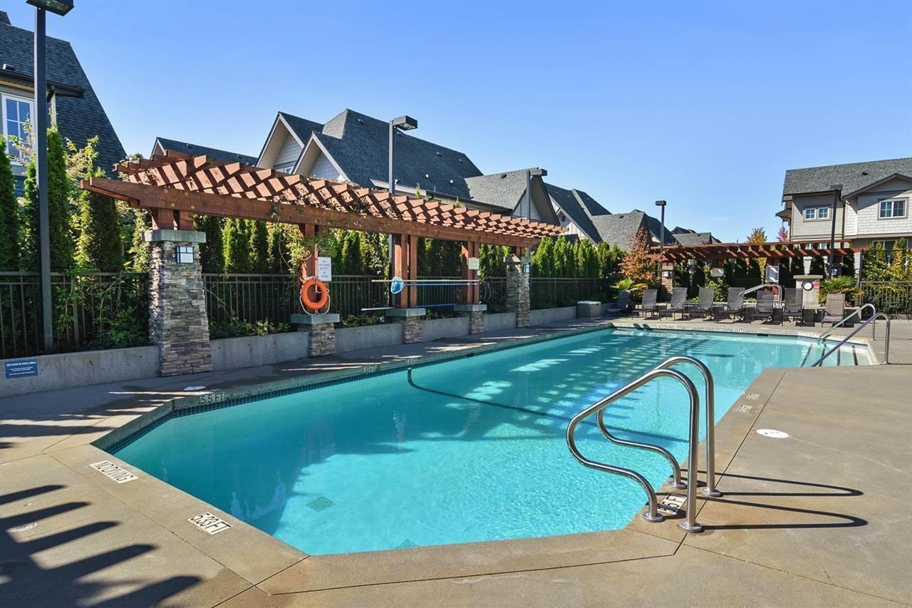 53 2450 161A Street, Surrey, BC - Outdoor With In Ground Pool With Deck Patio Veranda With Backyard