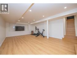 Fully finished basement - entertainment room/home gym -