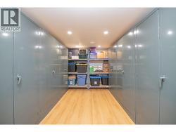 Built-in storage locker -