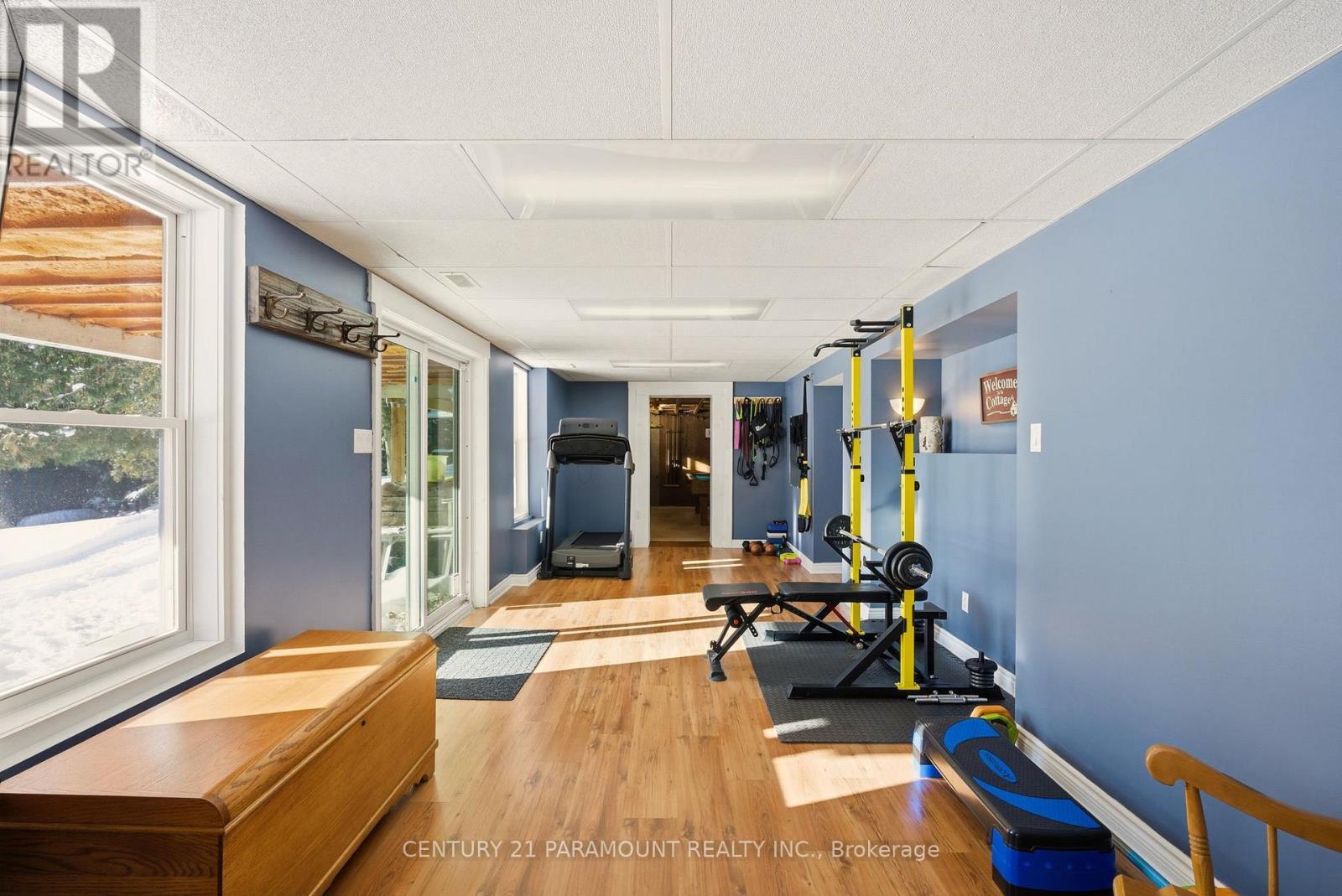 126 Chapman Drive Se, Magnetawan, ON - Indoor Photo Showing Gym Room