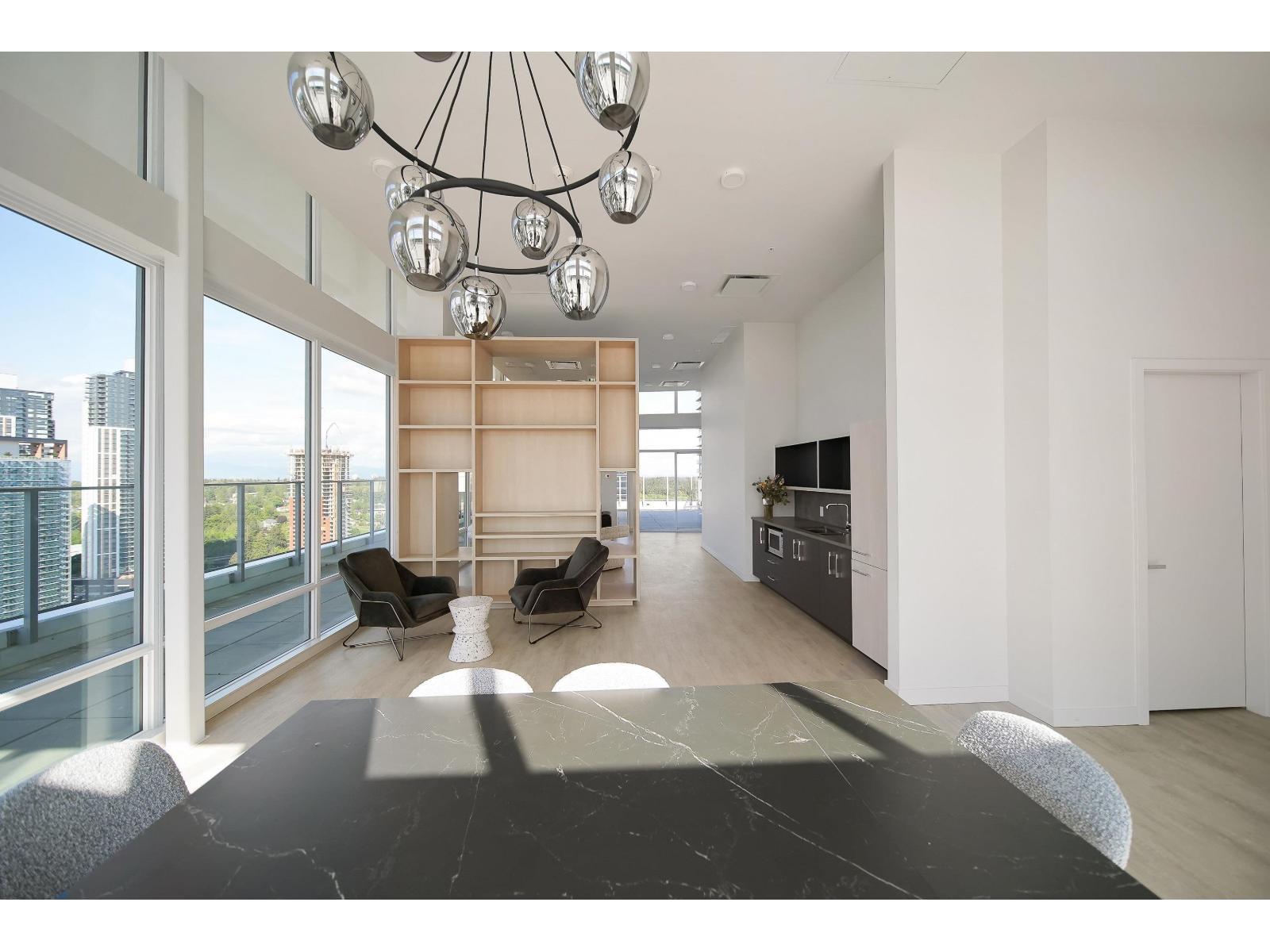 2008 9675 King George Boulevard, Surrey, BC - Indoor With Fireplace