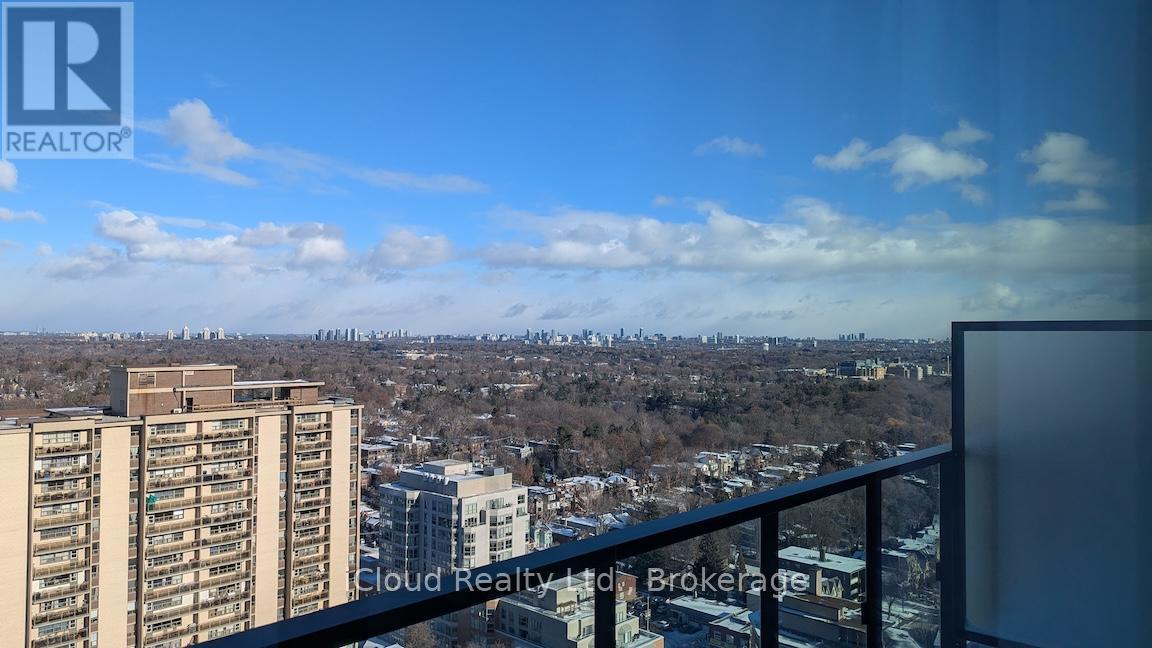 2414 - 120 Broadway Avenue E, Toronto, ON - Outdoor With Balcony With View