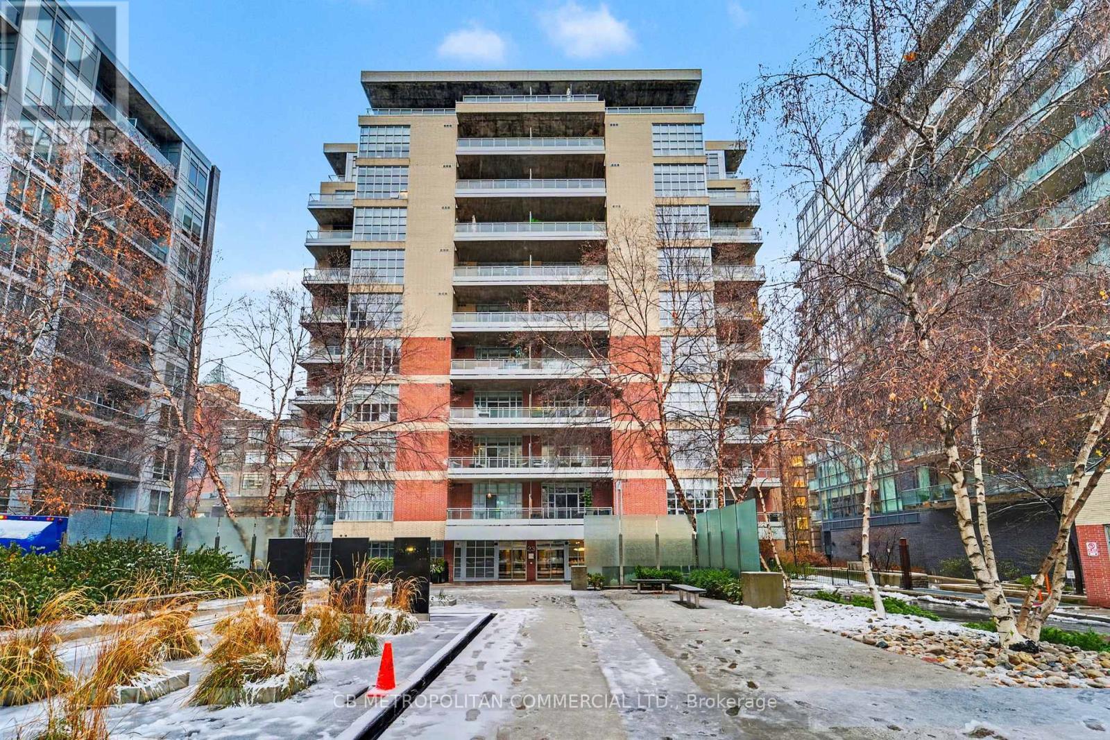 908 - 23 Brant Street, Toronto, ON - Outdoor With Facade