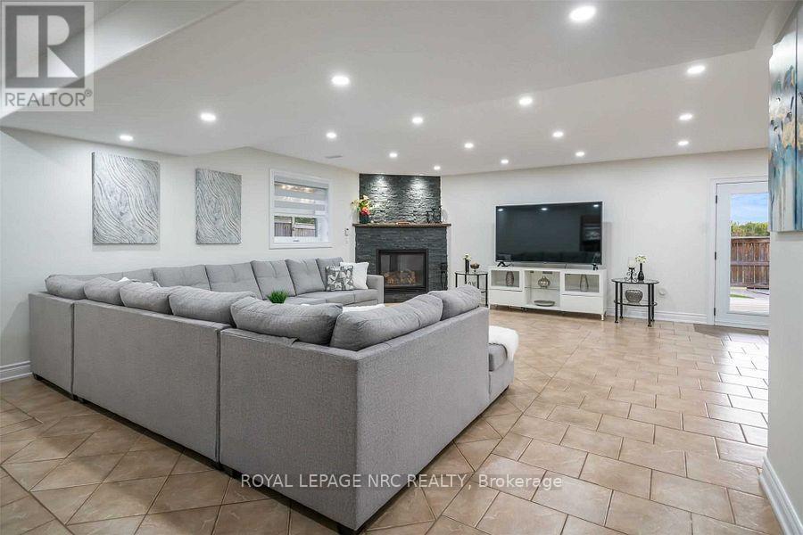 Basement - 89 Michelle Court, Welland (Broadway), ON - Indoor With Fireplace