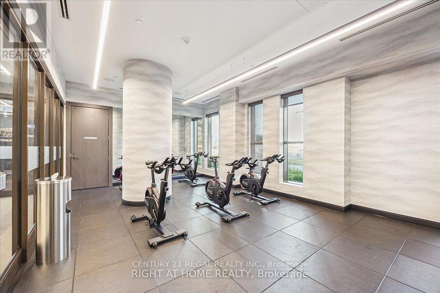 State of the art Gym - 1806 - 2550 Simcoe Street N, Oshawa, ON - Indoor Photo Showing Gym Room