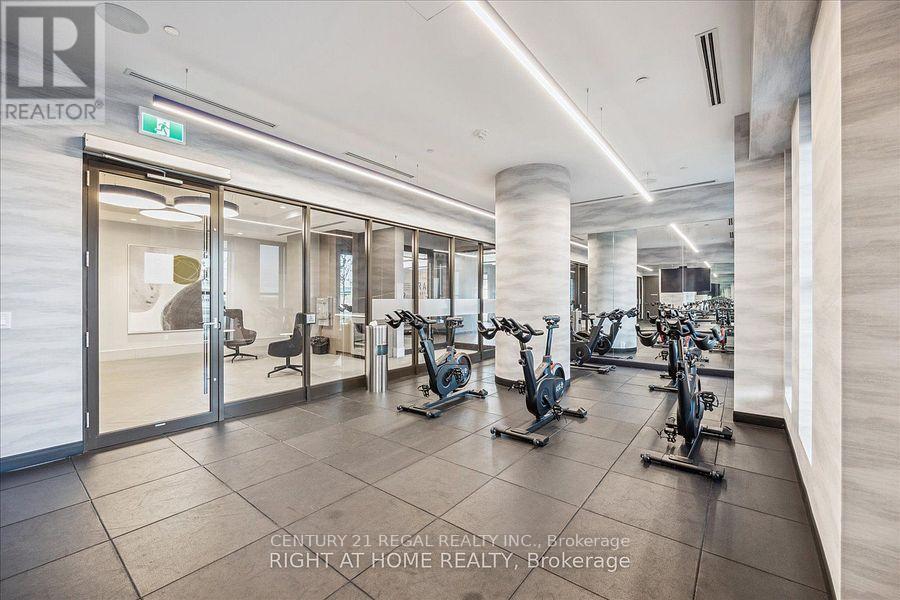 1806 - 2550 Simcoe Street N, Oshawa, ON - Indoor Photo Showing Gym Room