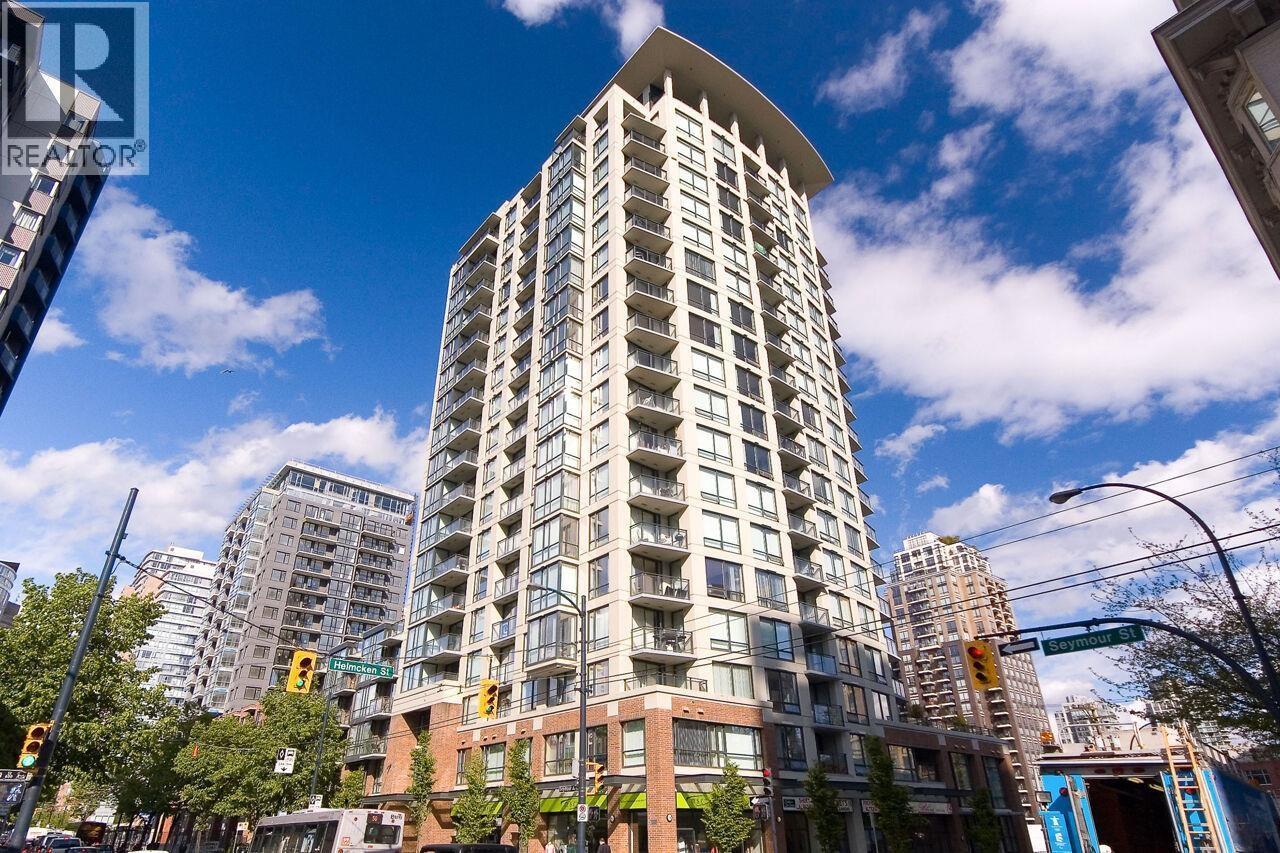 1205 1082 Seymour Street, Vancouver, BC - Outdoor With Balcony With Facade