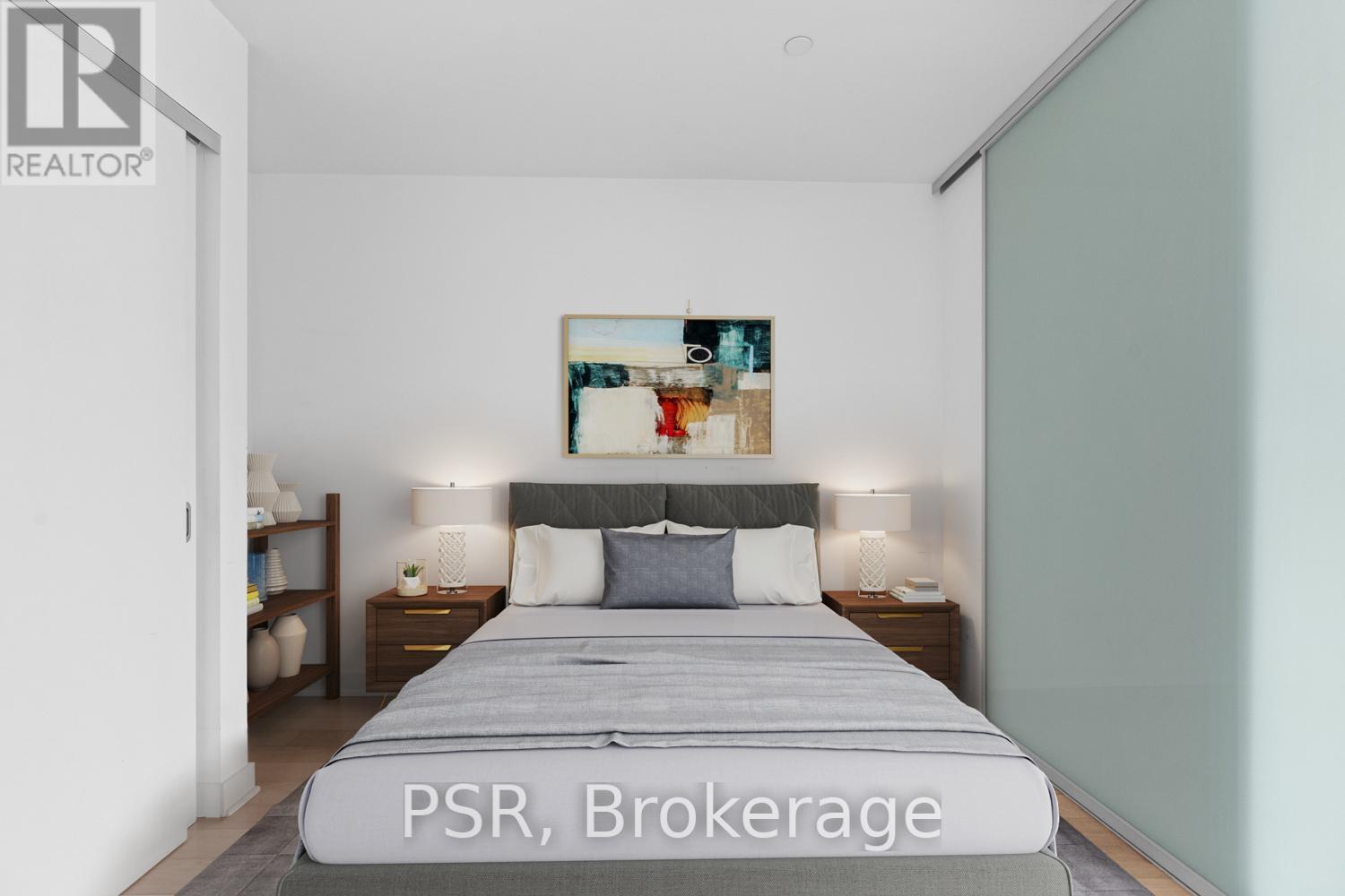 1002 - 210 Simcoe Street, Toronto, ON - Indoor Photo Showing Bedroom