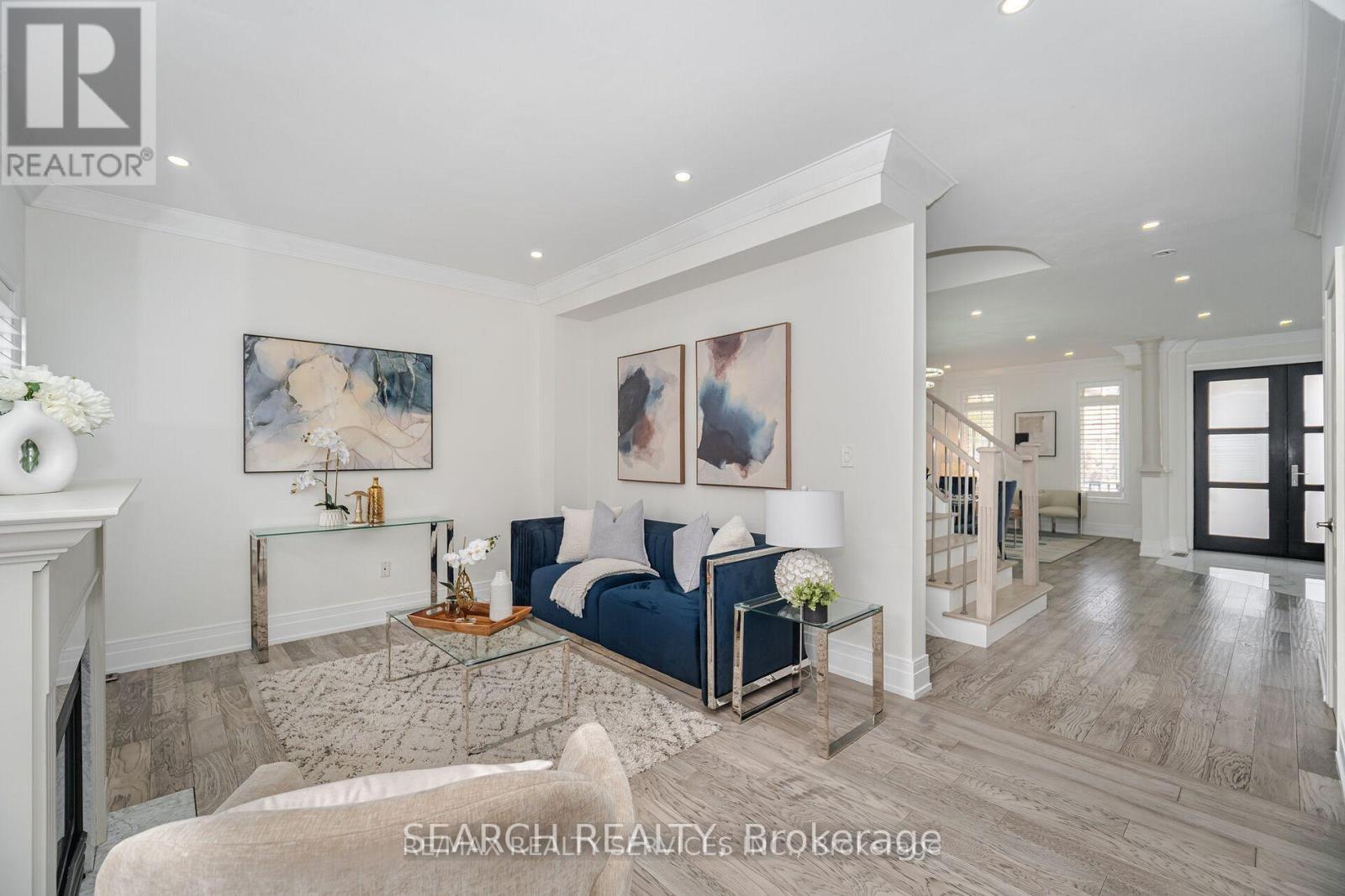 Upper - 20 Delmonico Road, Brampton, ON - Indoor Photo Showing Other Room With Fireplace