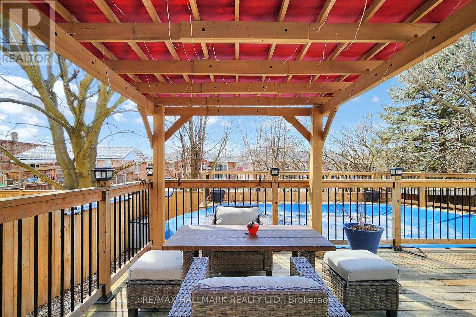 111 Kerr Boulevard, New Tecumseth, ON - Outdoor With Above Ground Pool With Deck Patio Veranda With Exterior