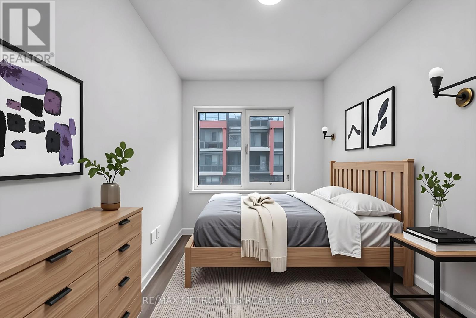 208 - 65 Curlew Drive, Toronto, ON - Indoor Photo Showing Bedroom