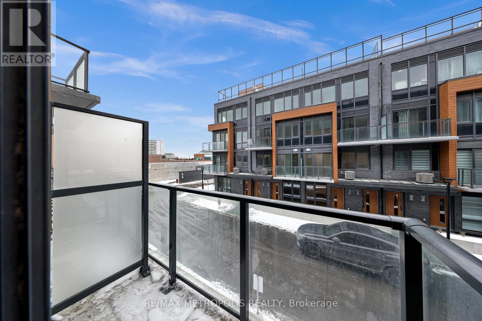 208 - 65 Curlew Drive, Toronto, ON - Outdoor With Balcony