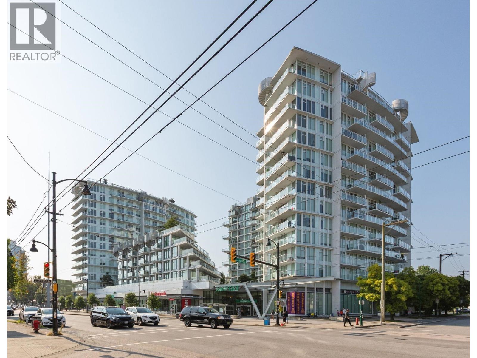 503 4638 Gladstone Street, Vancouver, BC - Outdoor With Balcony With Facade