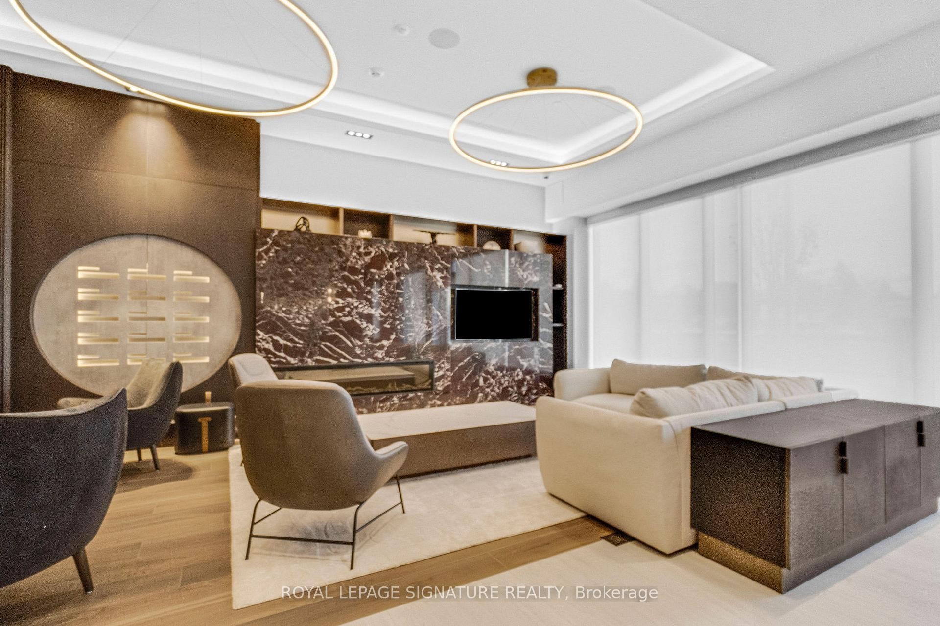 Ph111-412 Silver Maple Road, Oakville, ON - Indoor With Fireplace