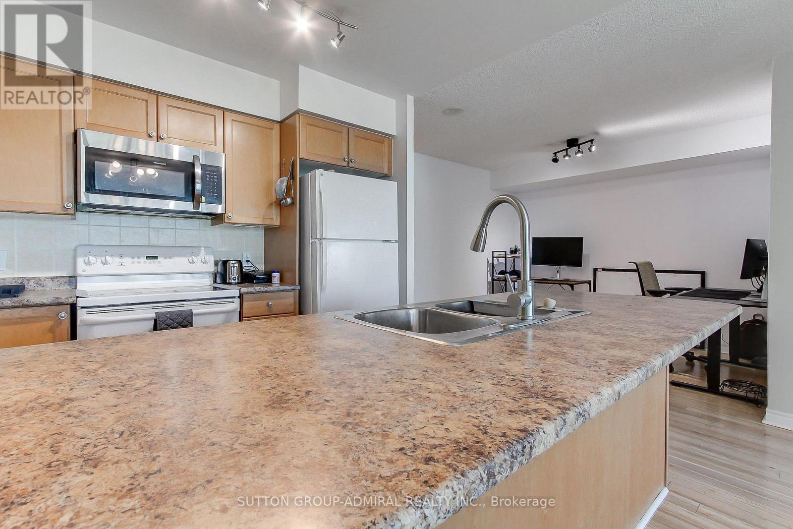 30 Grand Trunk Crescent, Toronto, ON - Indoor Photo Showing Kitchen With Double Sink