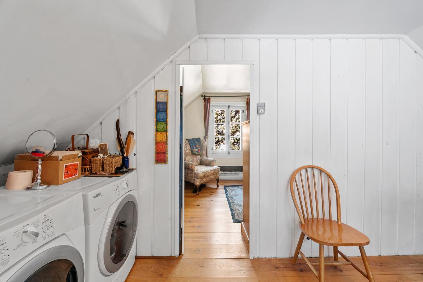 Mezzanine - 278 Ch. Du Mont-Castor, Sainte-Agathe-Des-Monts, QC - Indoor Photo Showing Laundry Room
