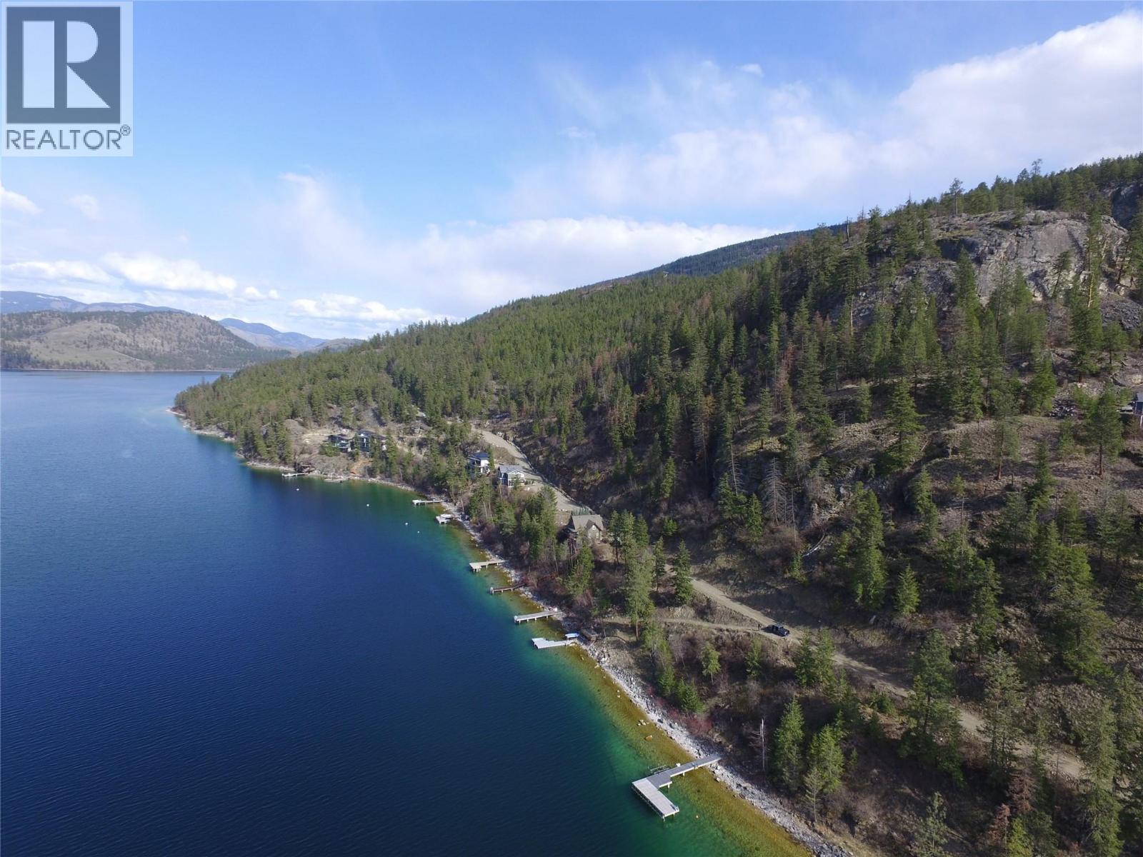 Aerial View of the Shoreline of the lakeshore subdivision. - 5649 Cosens Bay Road Lot# 11A, Coldstream, BC