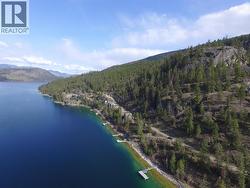 Aerial View of the Shoreline of the lakeshore subdivision. -