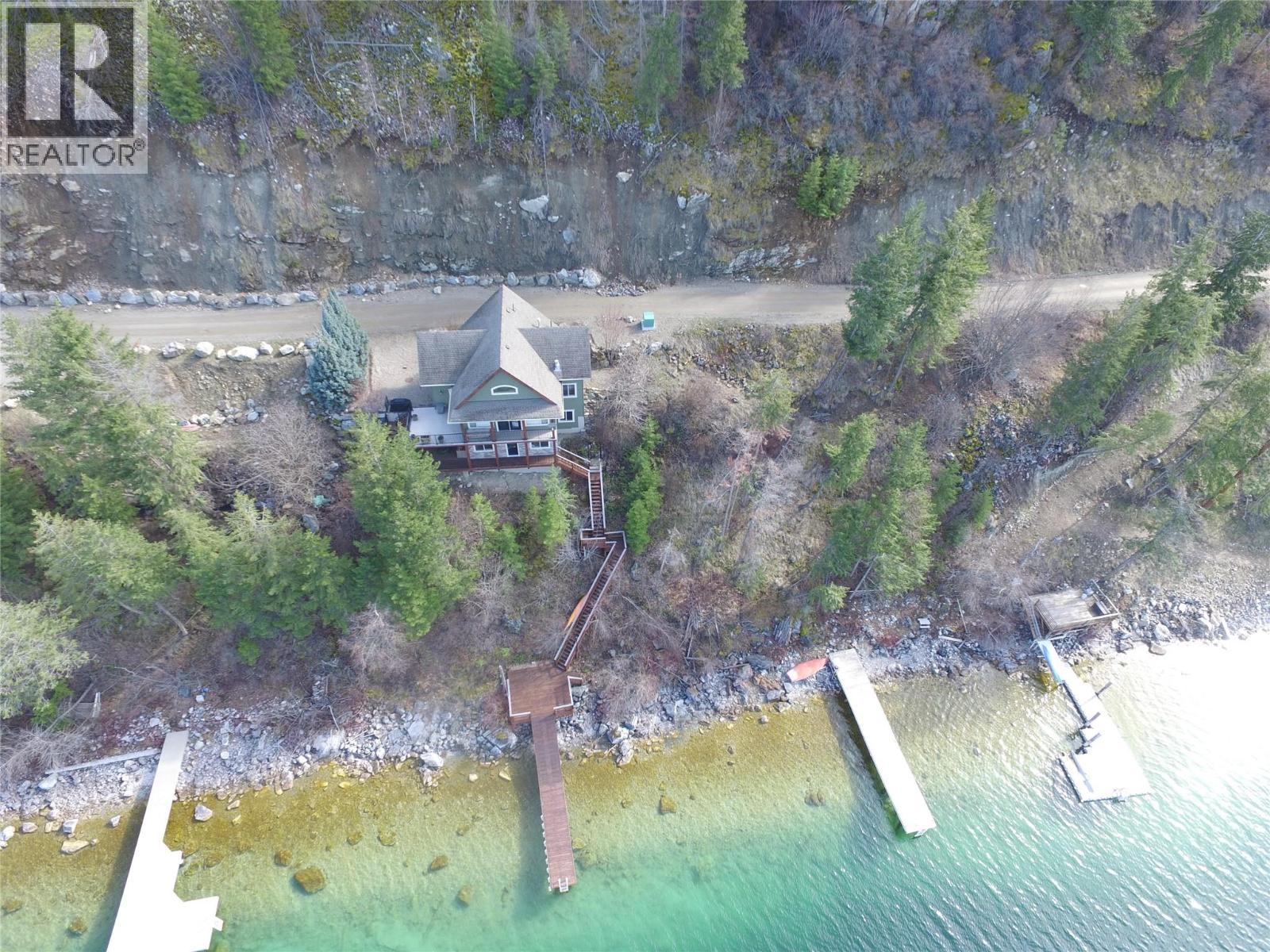 Aerial View of Lot 11A and surrounding lots/houses. - 5649 Cosens Bay Road Lot# 11A, Coldstream, BC