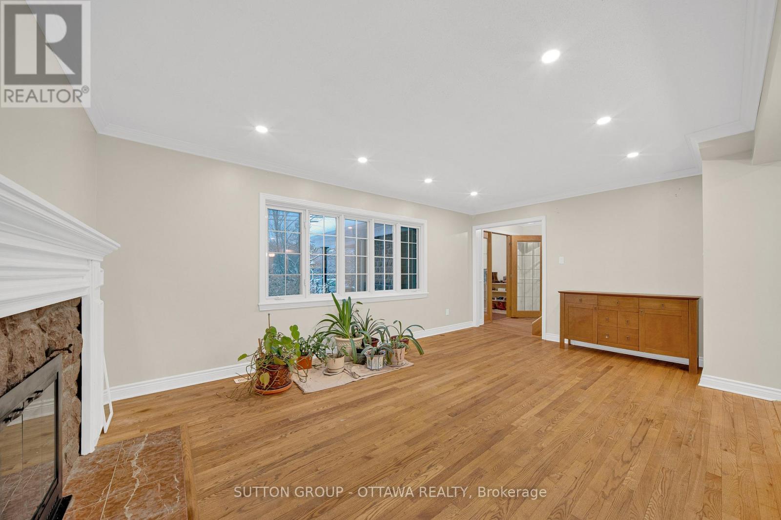 661 Blair Road, Ottawa, ON - Indoor Photo Showing Other Room With Fireplace